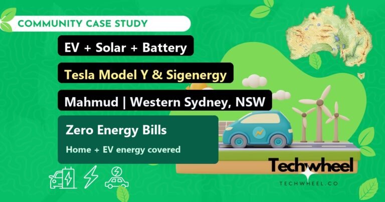 Zero Bills and a $200 Credit: How Mahmud Electrified His House and Tesla Model Y in Sydney