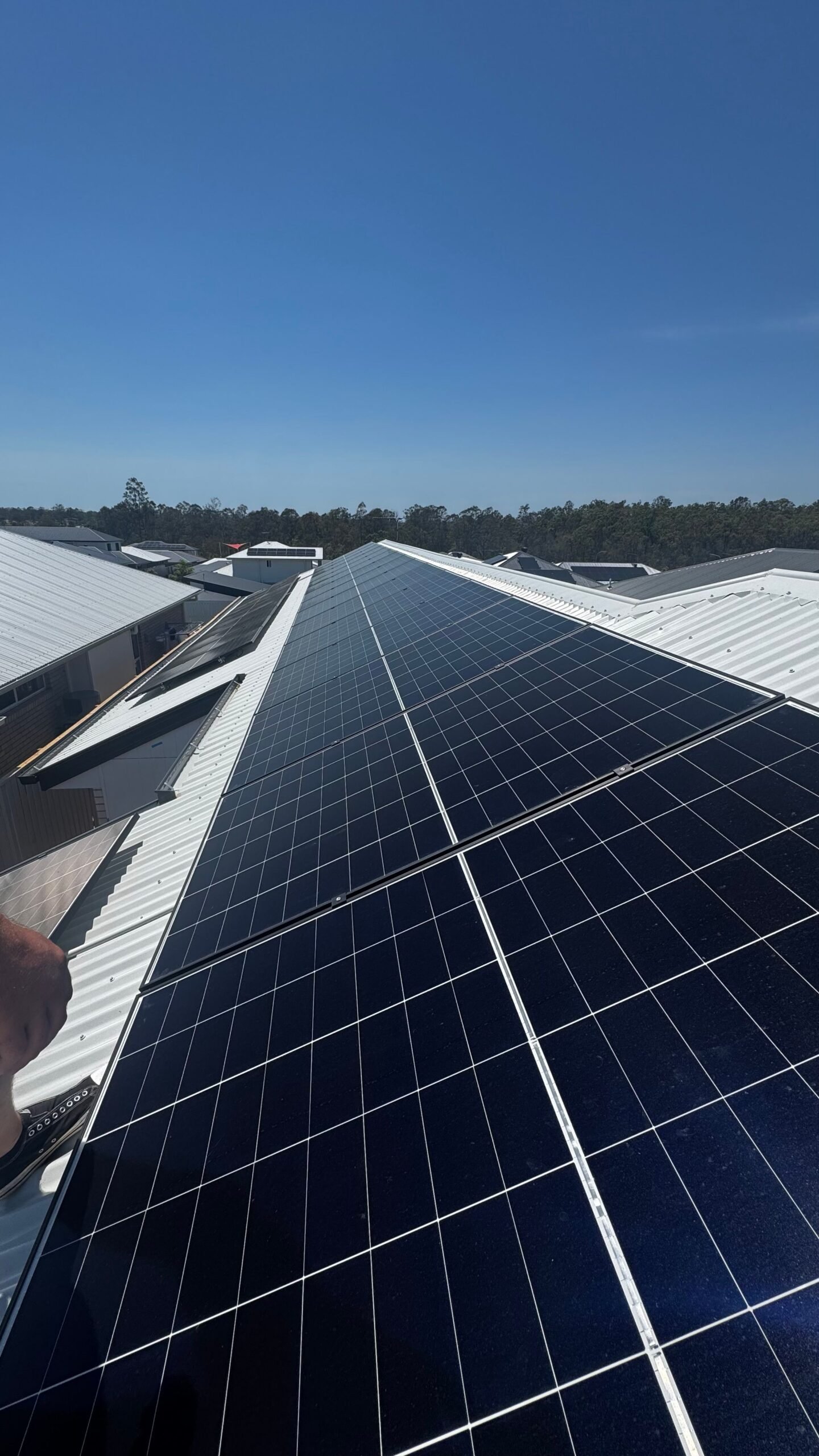 Goose's 11+ kW rooftop solar array in Ipswich, QLD